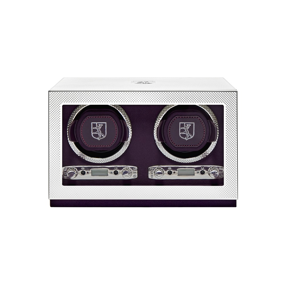 Silver Double Watch Winder